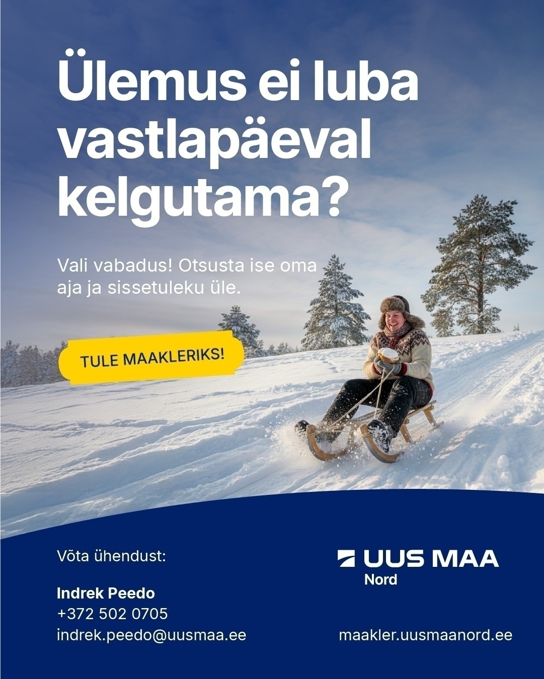 UUS MAA NORD Kinnisvaramaakler