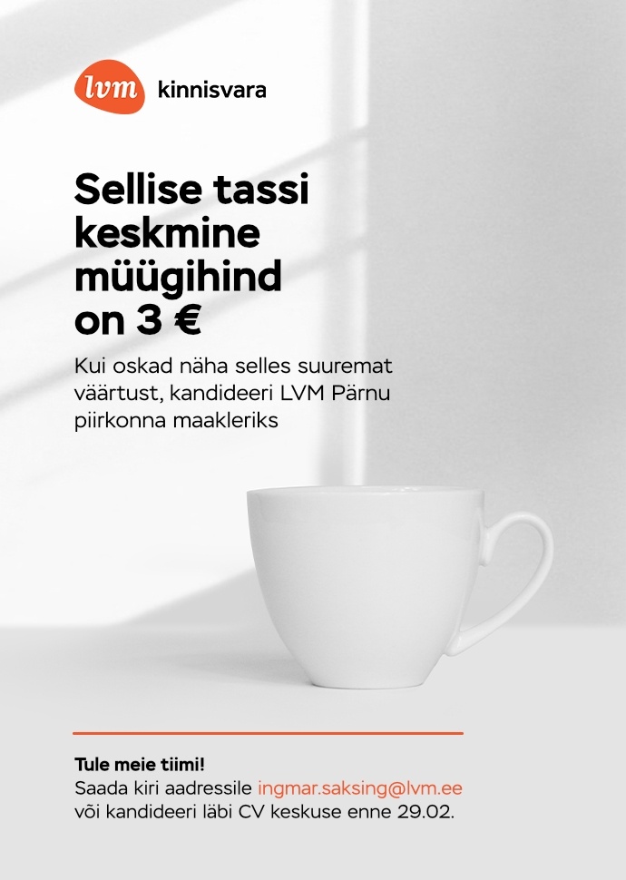 LVM Kinnisvara OÜ Kinnisvaramaakler