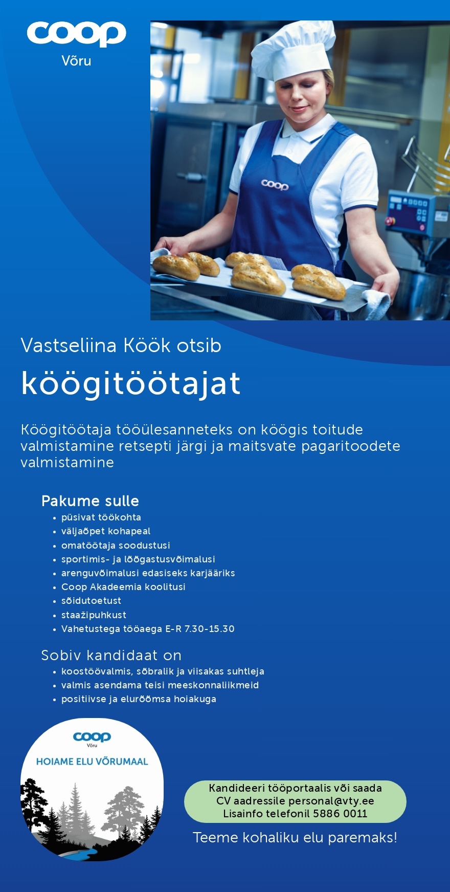 Võru Tarbijate Ühistu Köögitöötaja (Vastseliina Köök)