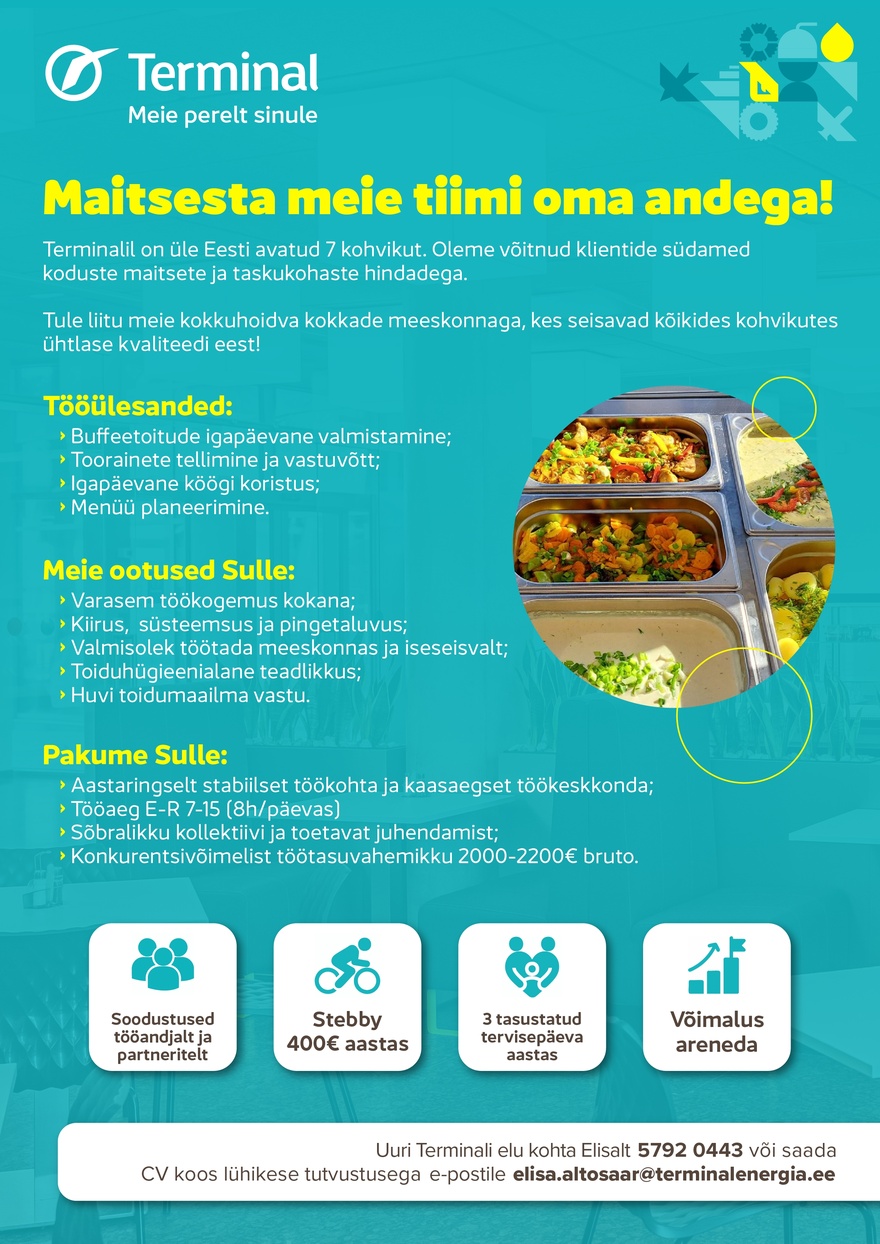 AS Terminal Kokk AS Terminal Mustakivi teenindusjaama