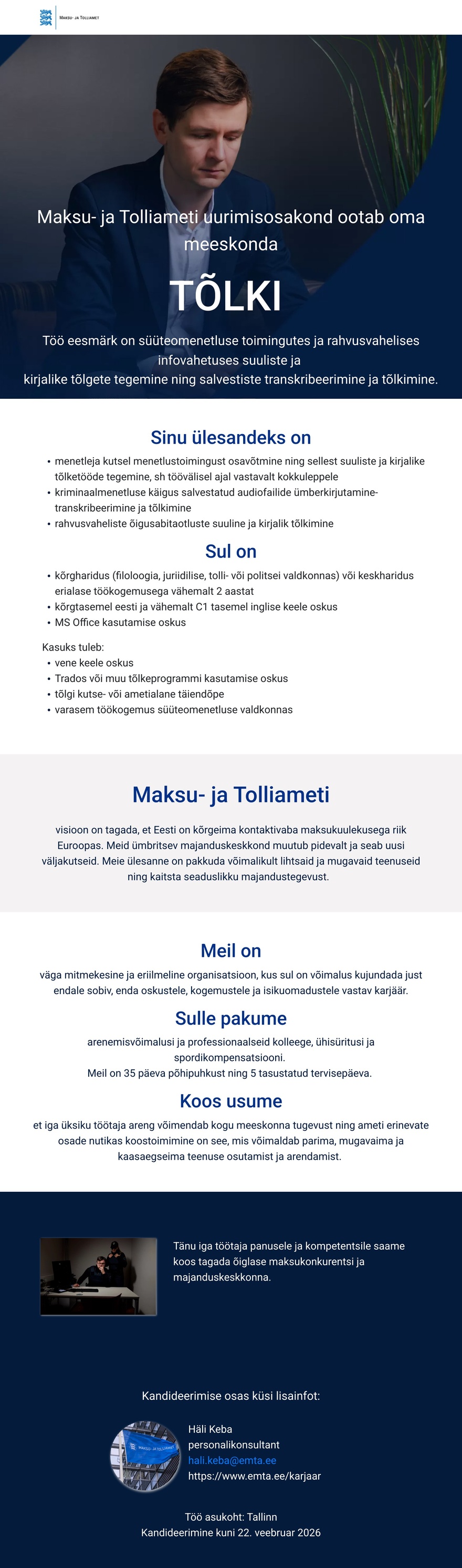 Maksu- ja Tolliamet Tõlk