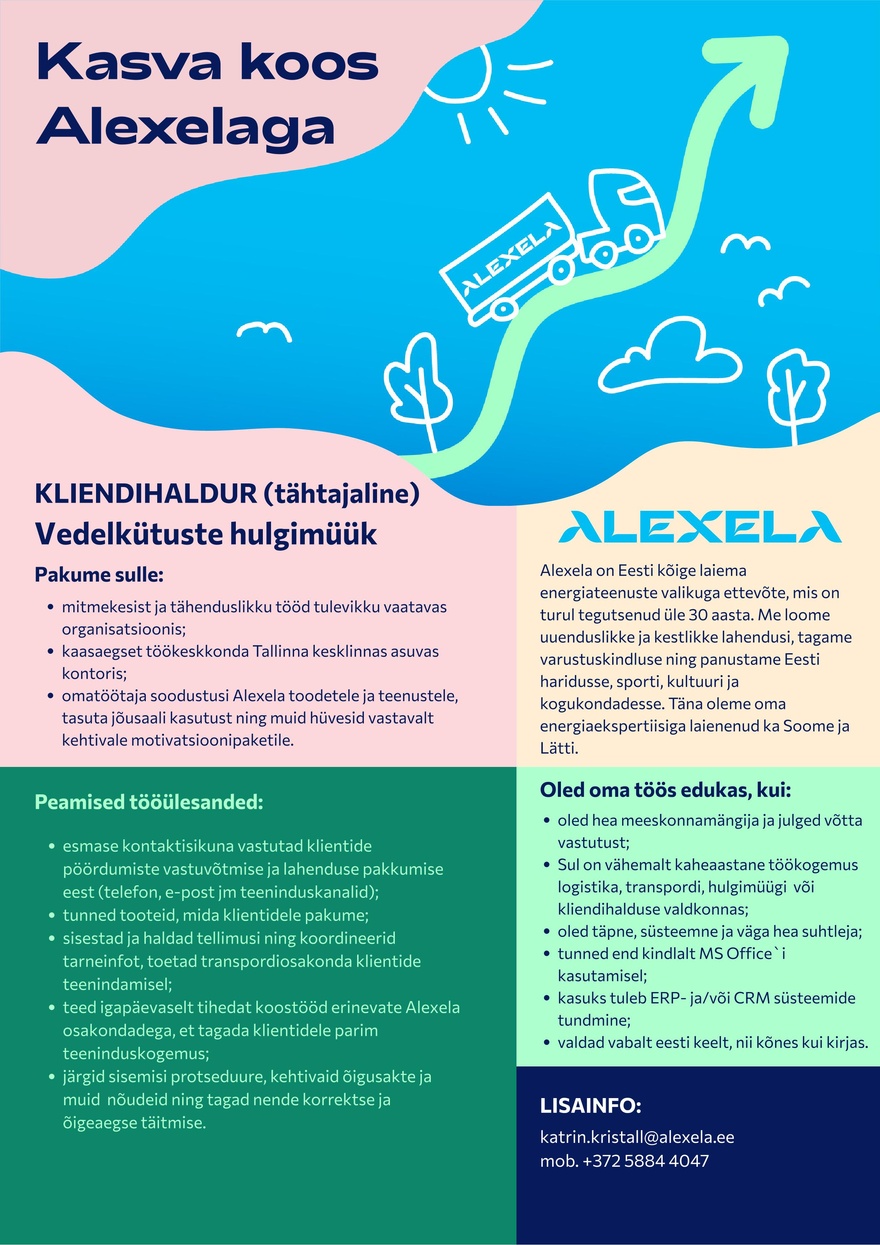 AS Alexela Kliendihaldur (tähtajaline). Vedelkütuste hulgimüük