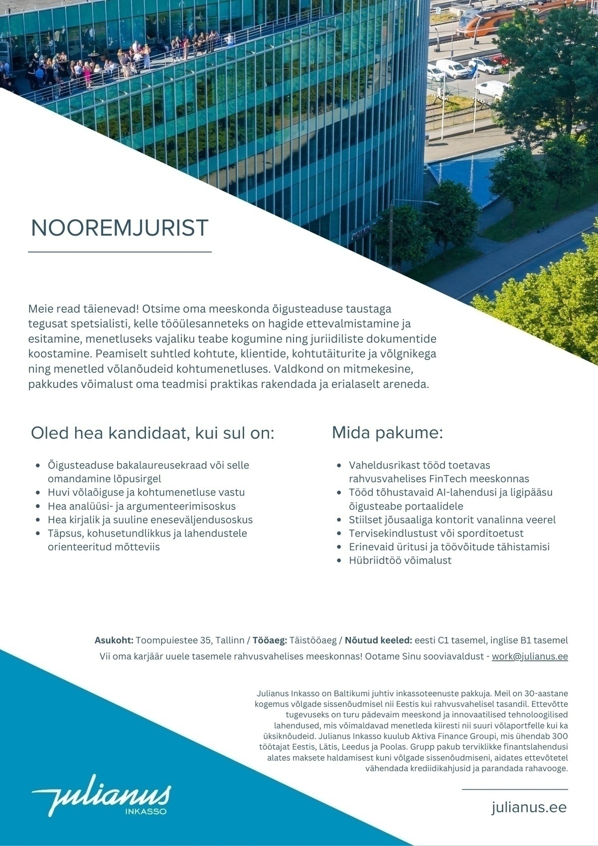 Julianus Inkasso OÜ Nooremjurist