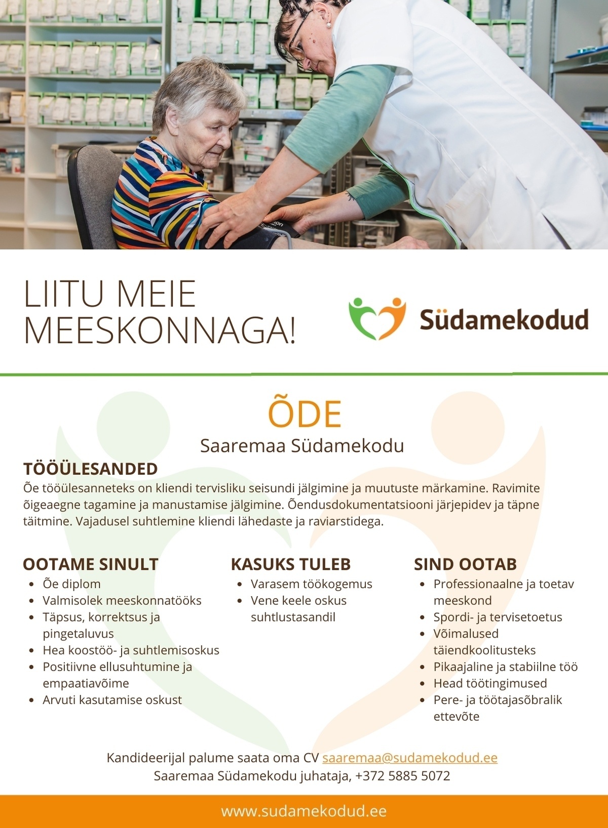 Südamekodud AS Õde Saaremaa Südamekodusse