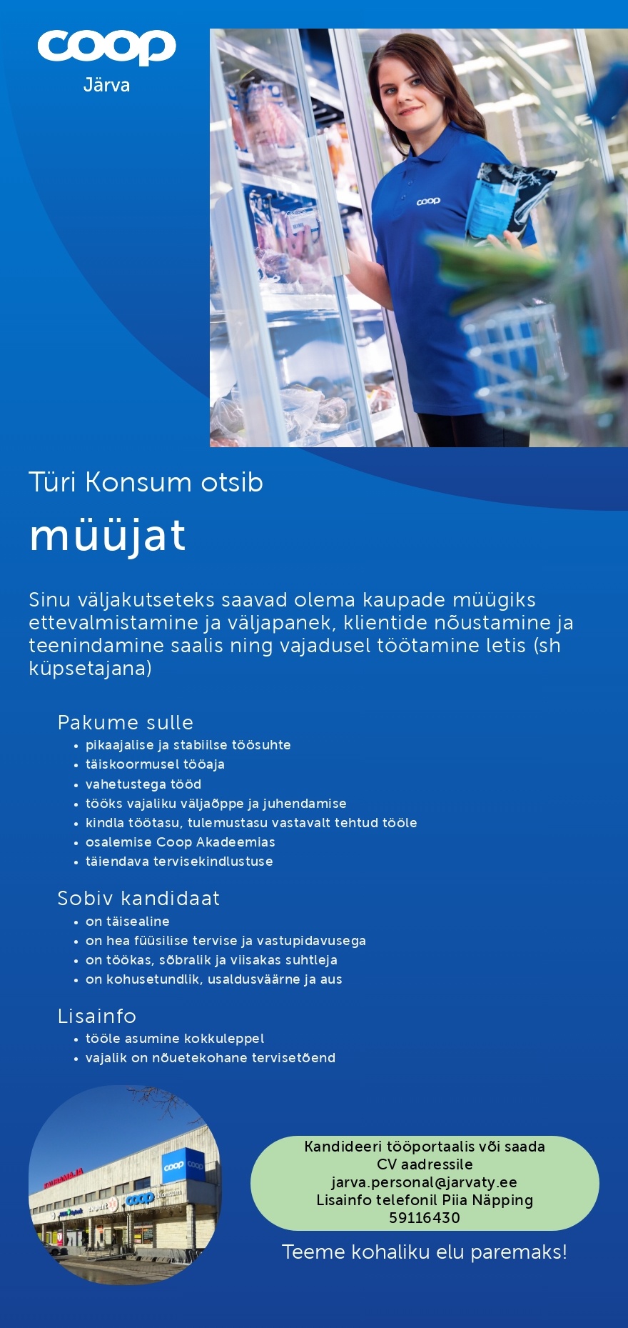 Coop Järva MÜÜJA Türi Konsum (Coop Järva)