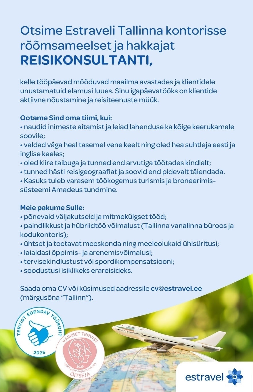 Estravel Group AS Reisikonsultant