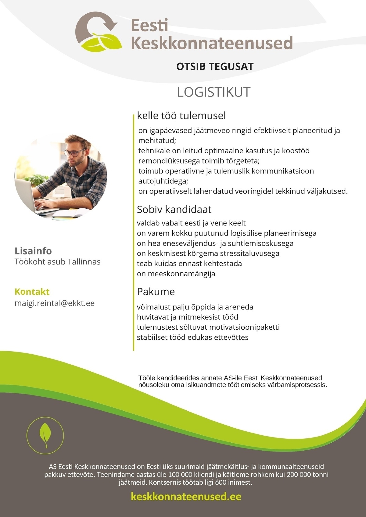 Eesti Keskkonnateenused AS Logistik