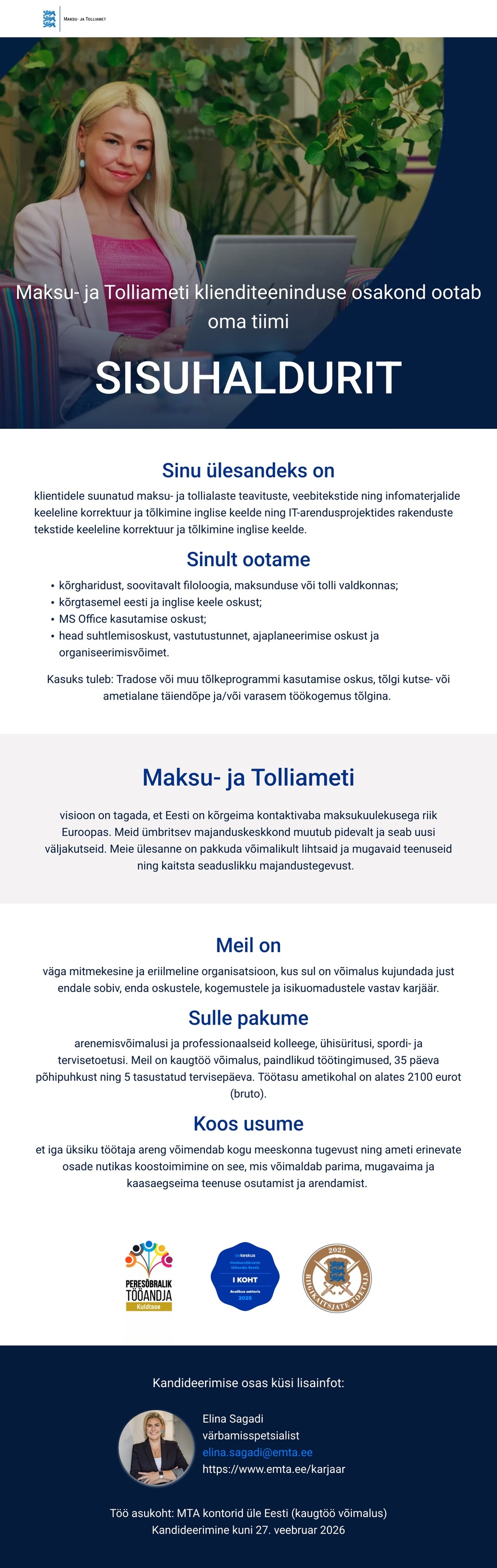 Maksu- ja Tolliamet Sisuhaldur