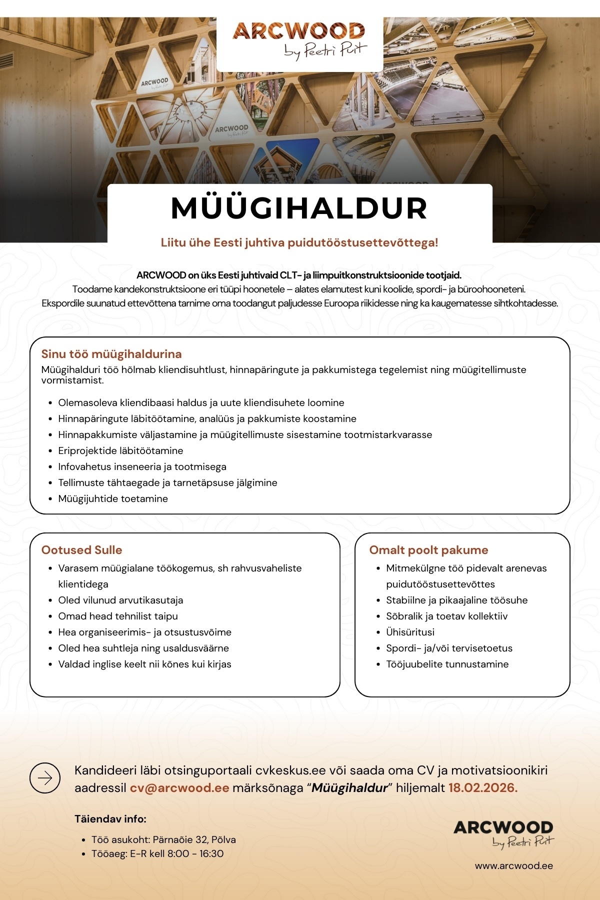 Peetri Puit OÜ Müügihaldur