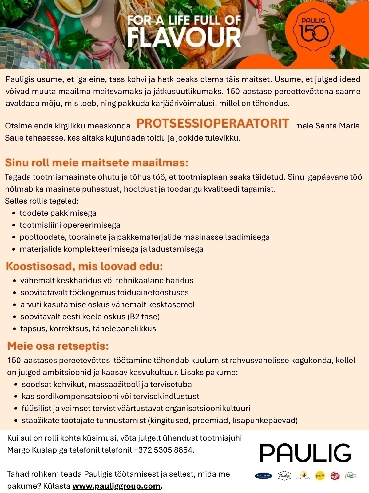 Santa Maria AS Protsessioperaator