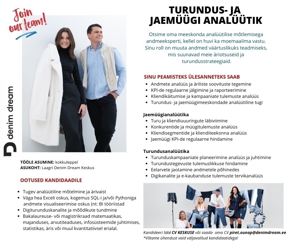 Põldma Kaubanduse AS TURUNDUS- JA JAEMÜÜGI ANALÜÜTIK