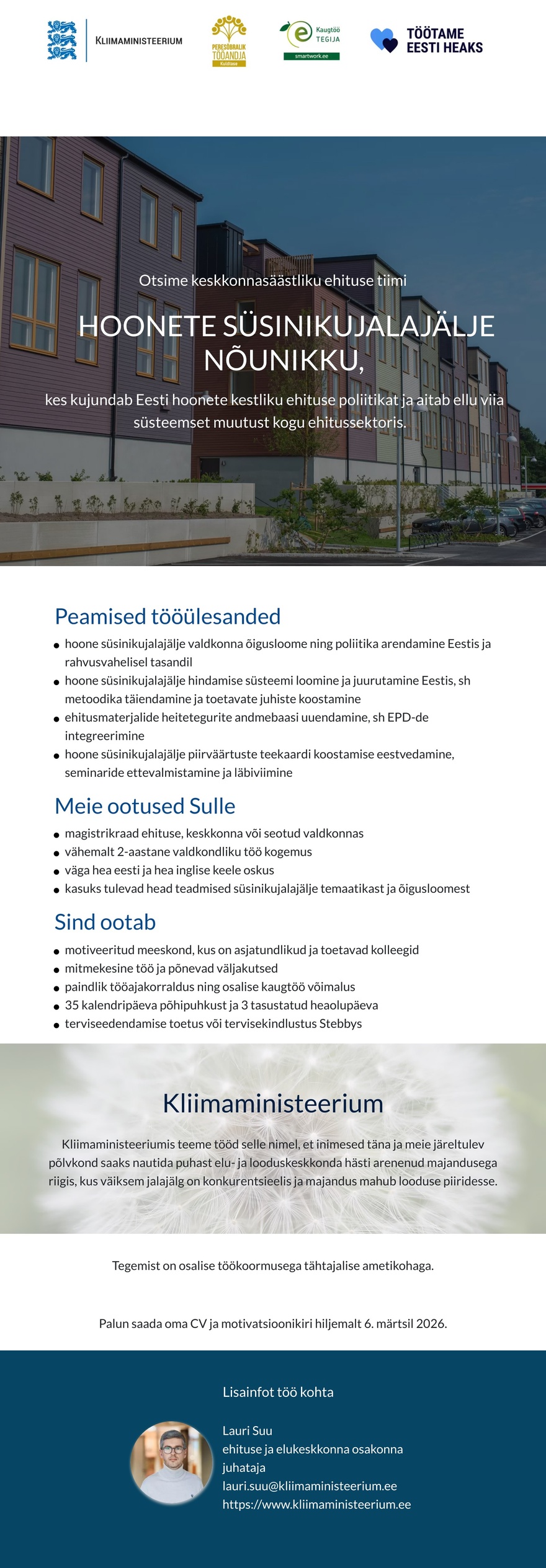 Kliimaministeerium Hoonete süsinikujalajälje nõunik