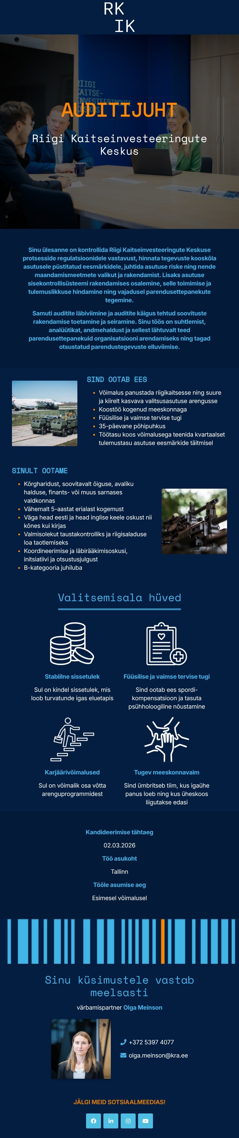 Kaitseressursside Amet Auditijuht