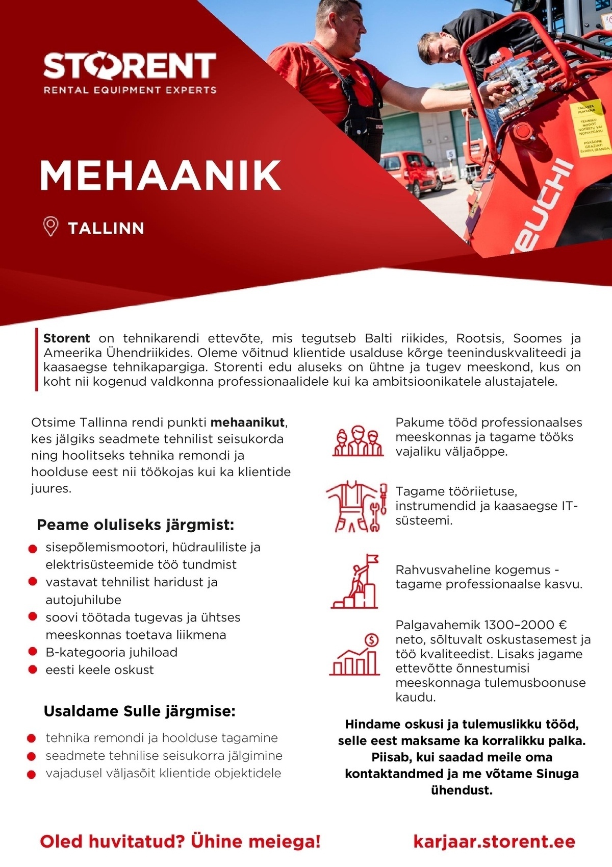 Storent OÜ Mechanic