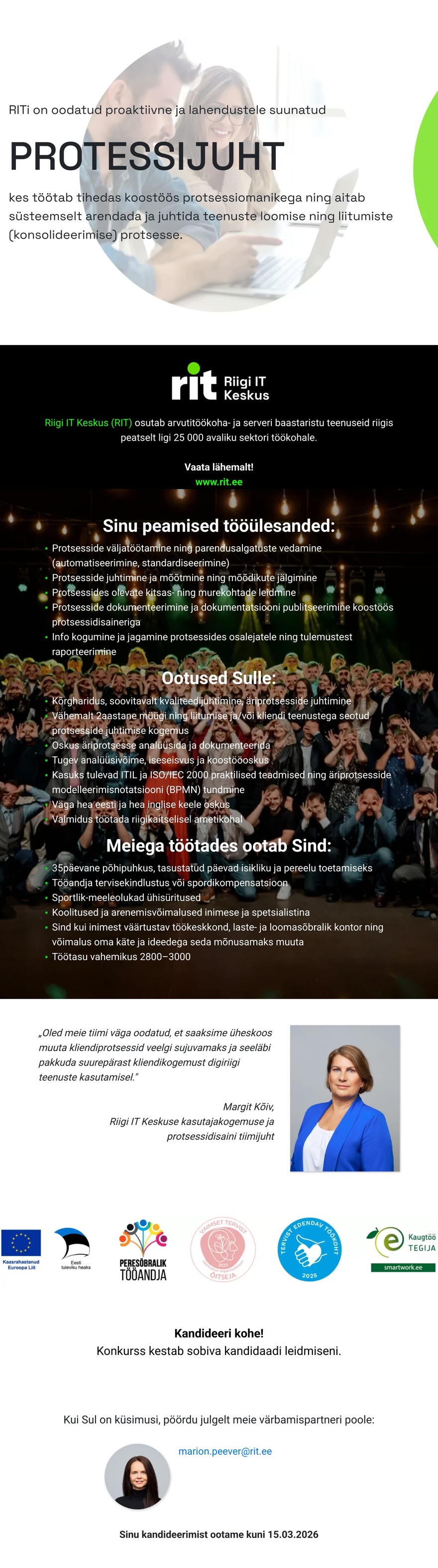 Riigi IT Keskus Protsessijuht