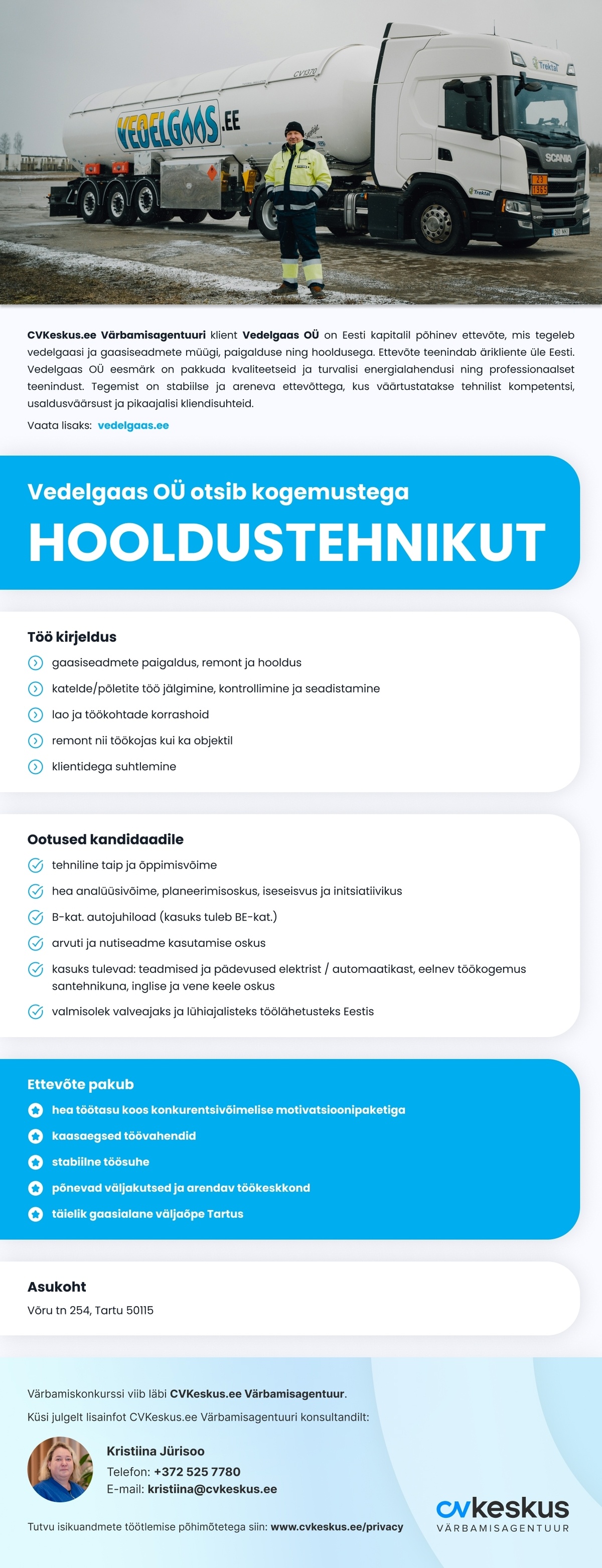 Vedelgaas OÜ HOOLDUSTEHNIK