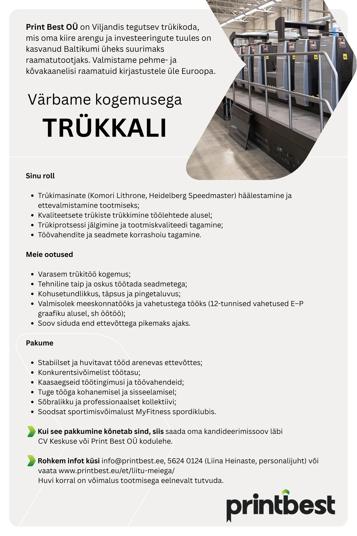 Print Best OÜ TRÜKKAL