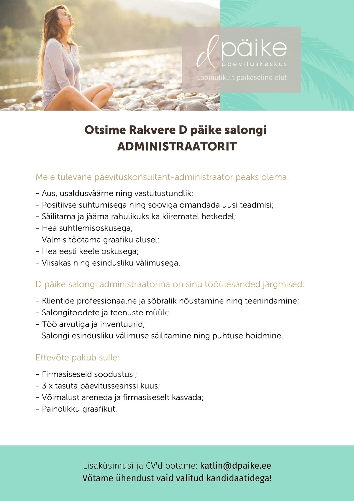 Sunmax OÜ Rakvere D päike administraator (0.75 koormusega)