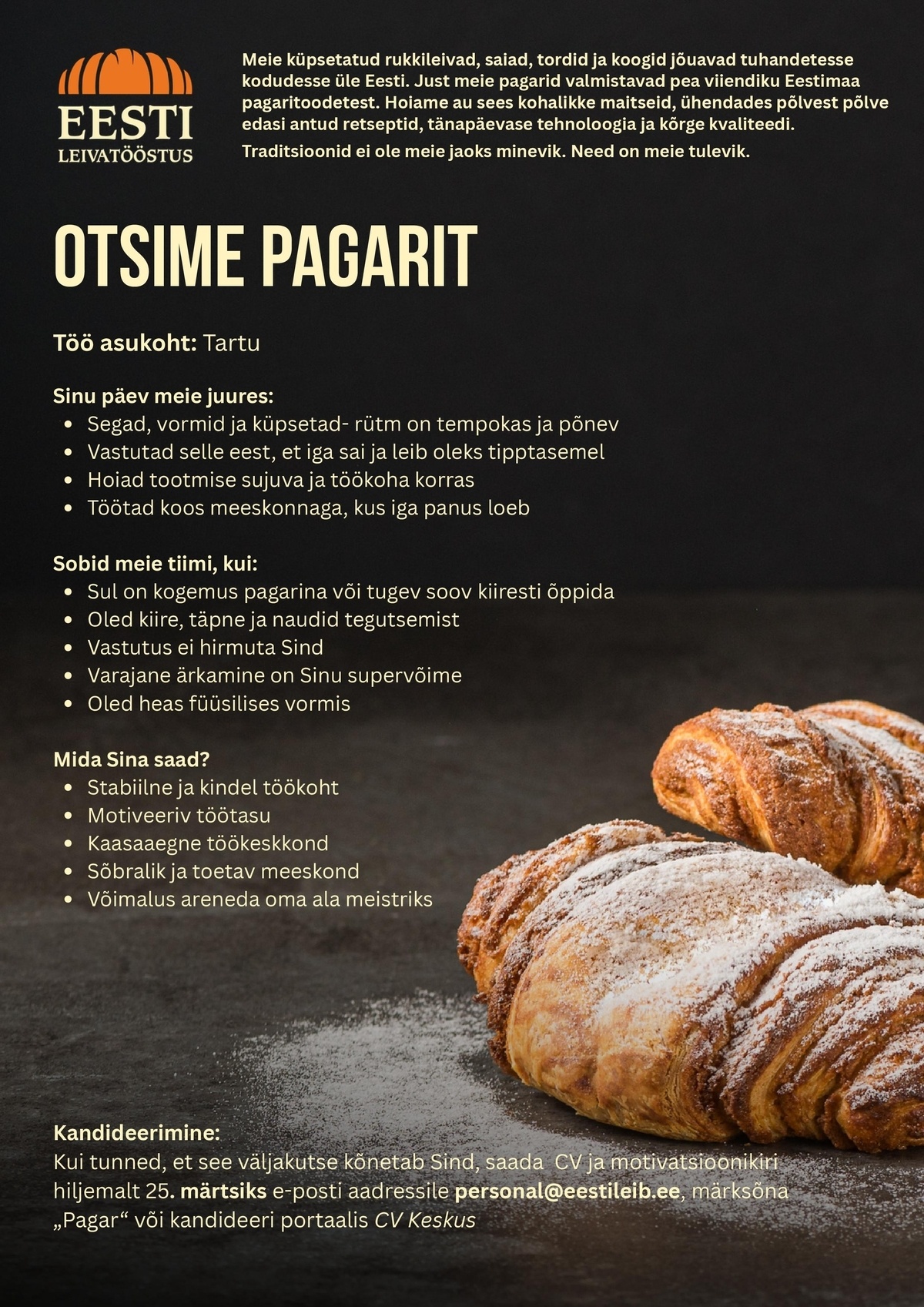 EESTI LEIVATÖÖSTUS AS Pagar