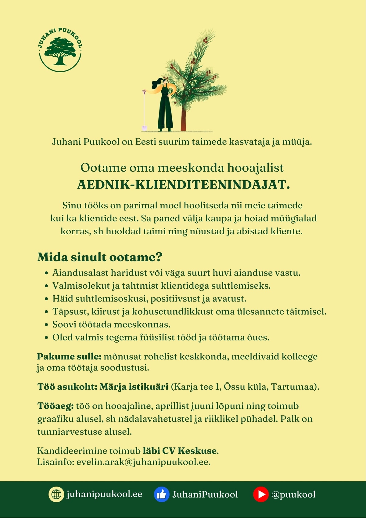 Plantex AS Klienditeenindaja