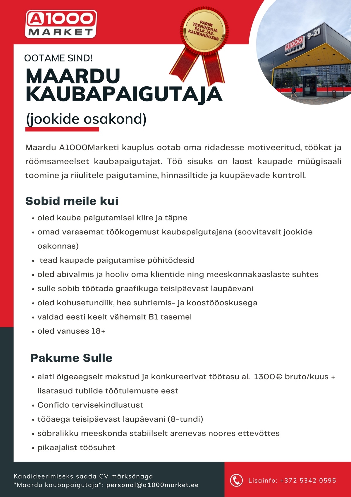 A1M OÜ - A1000Market Kaubapaigutaja