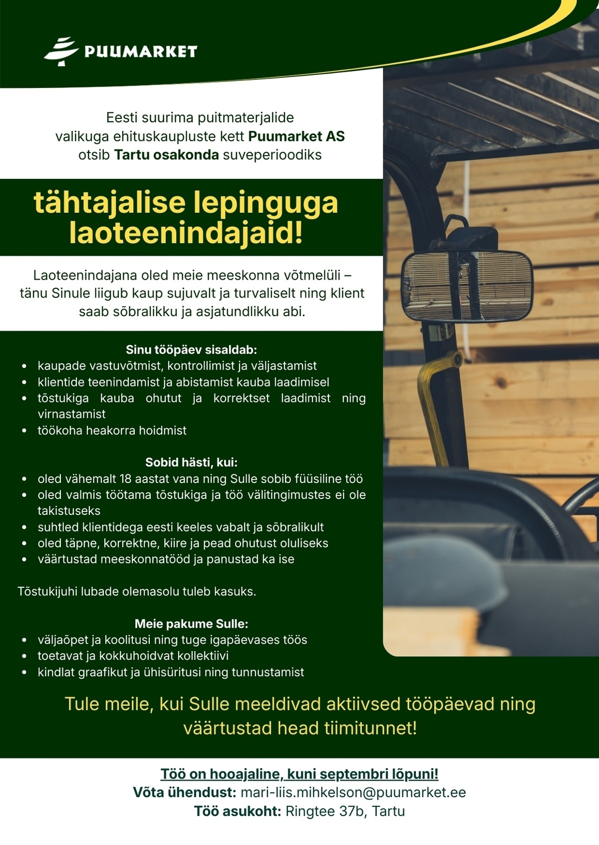 Puumarket AS Laoteenindaja