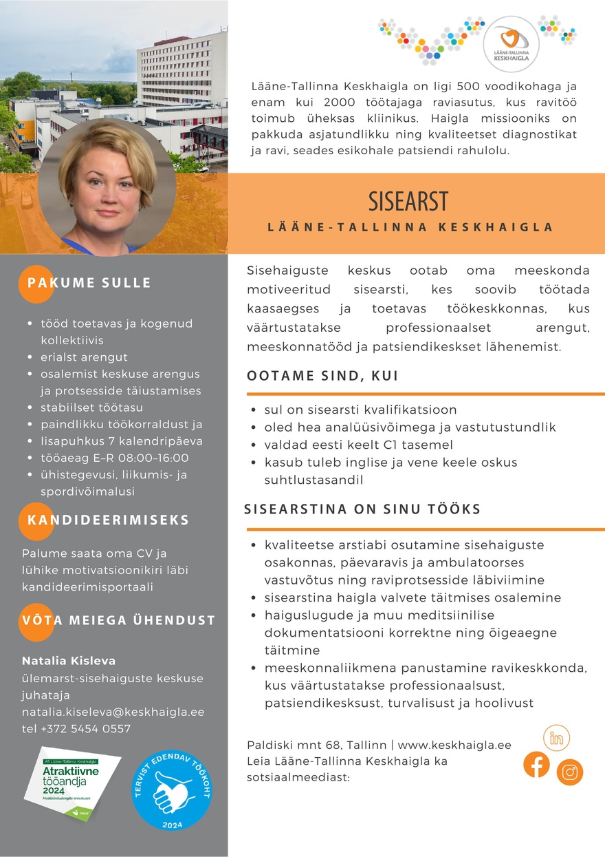 Lääne-Tallinna Keskhaigla Sisearst