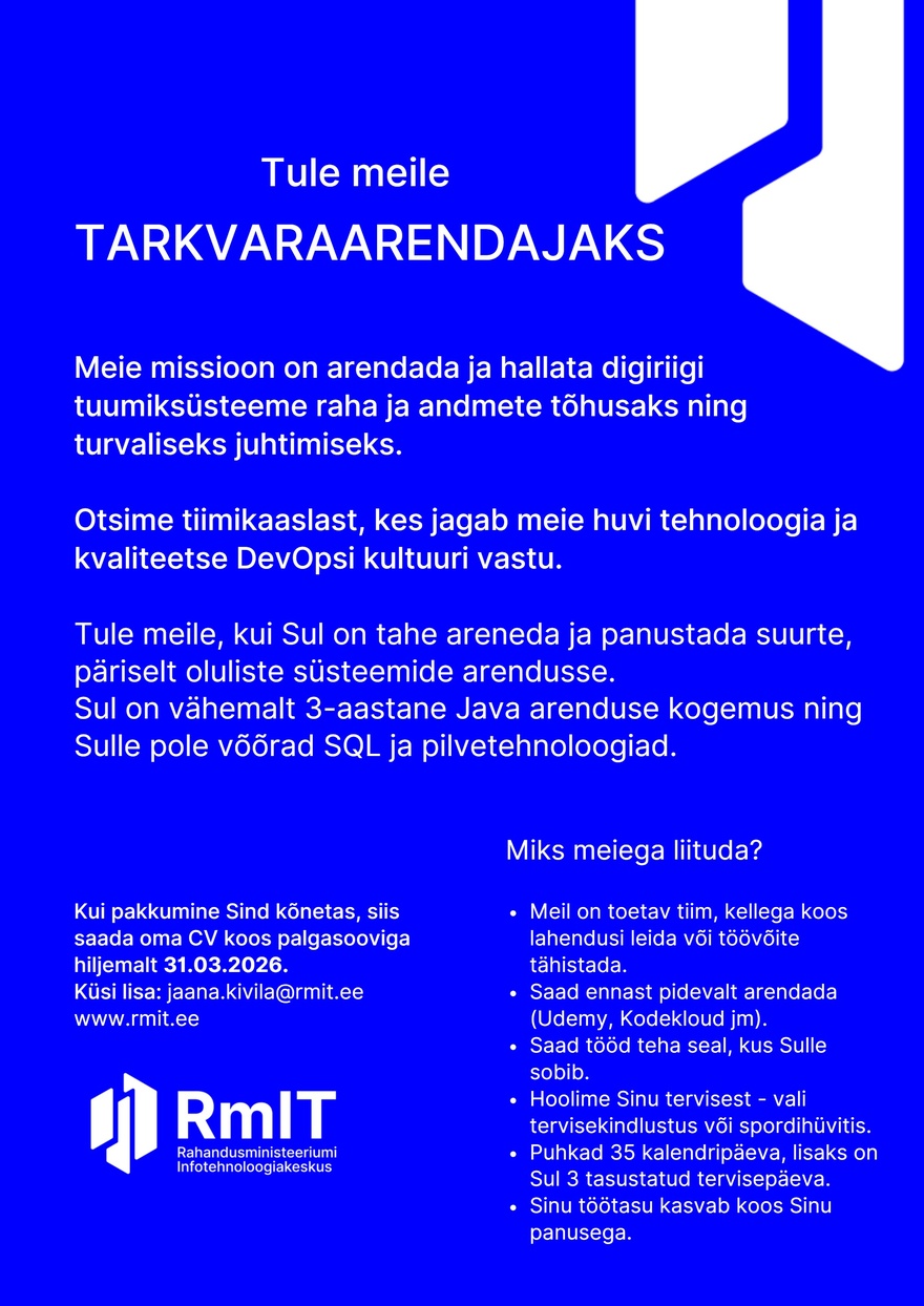 RmIT Tarkvaraarendaja