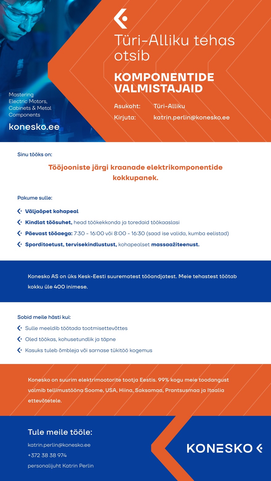 AS Konesko Komponentide valmistaja Türi-Allikul