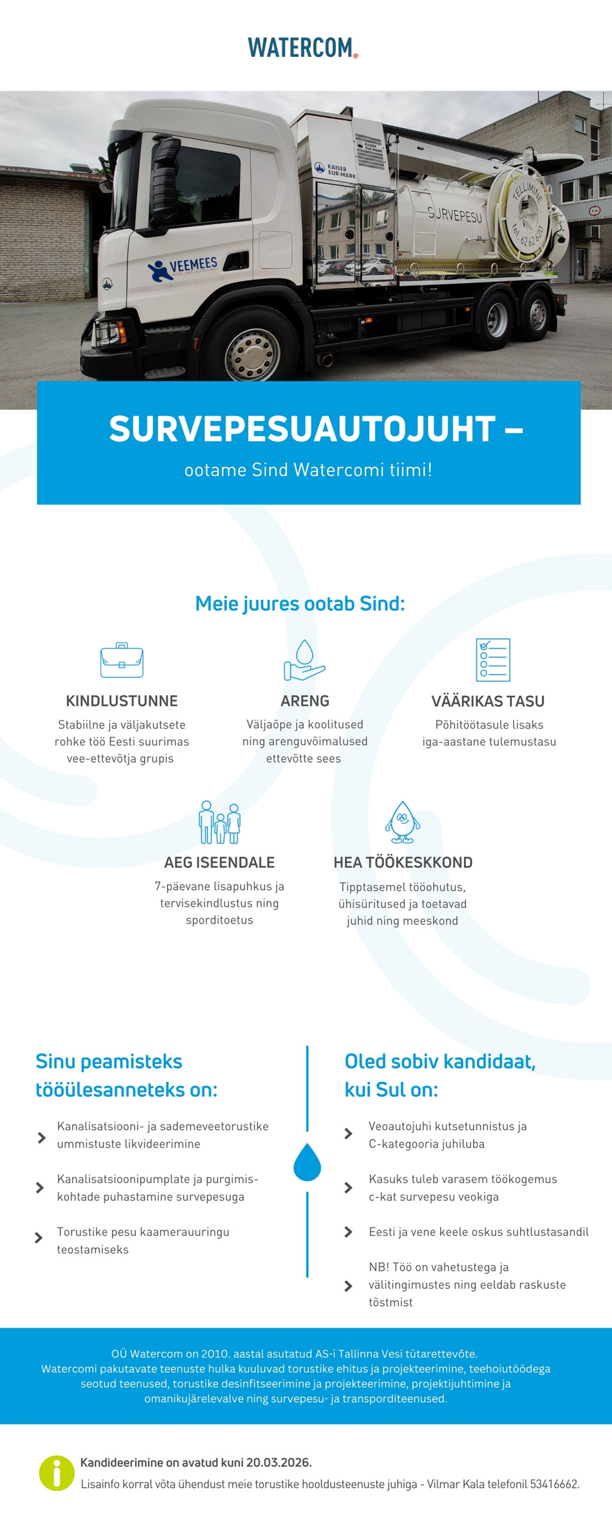 AS Tallinna Vesi Survepesuautojuht