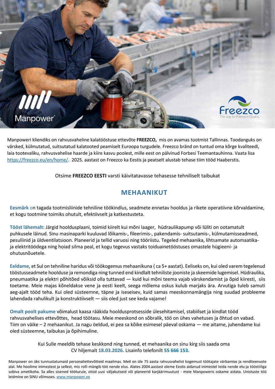 Freezco Eesti Mehaanik