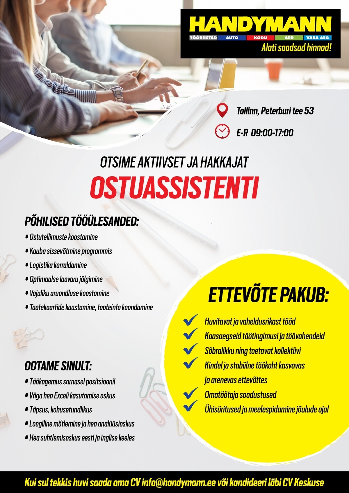 Handymann OÜ Ostuassistent