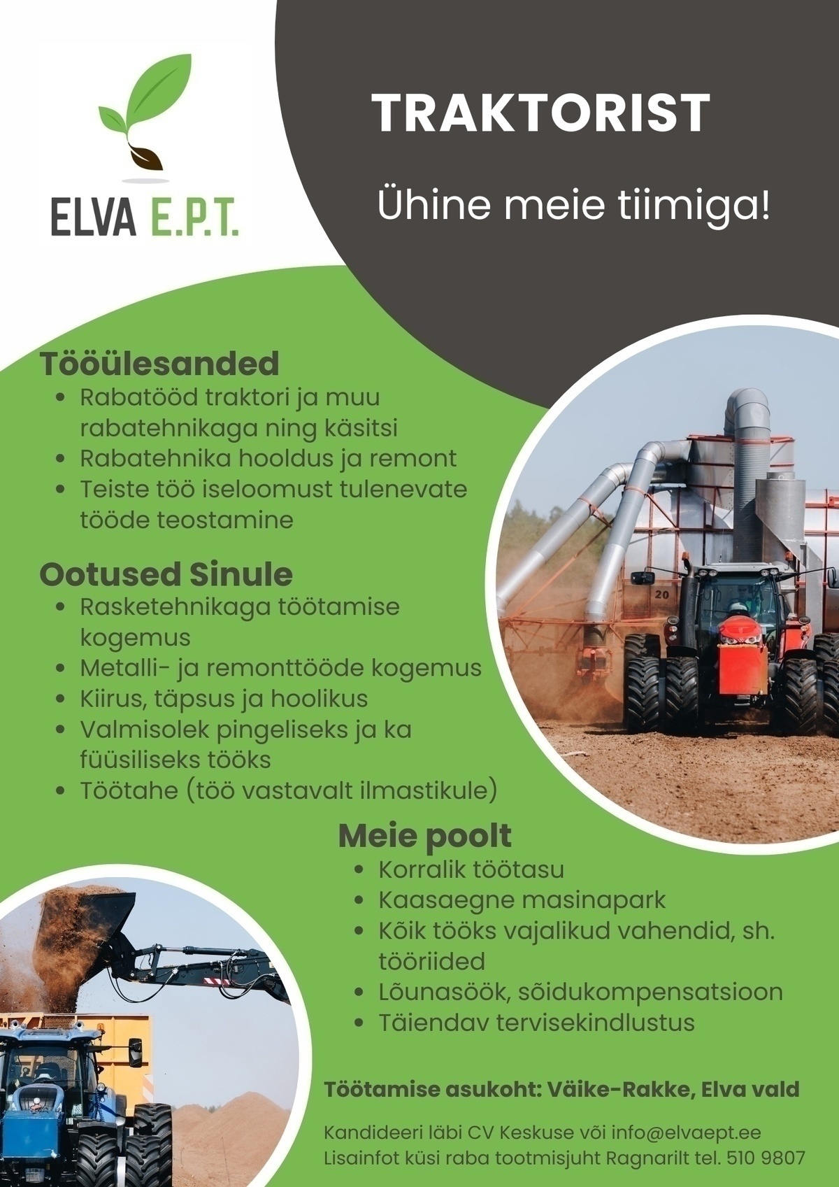 ELVA E.P.T. AS Traktorist