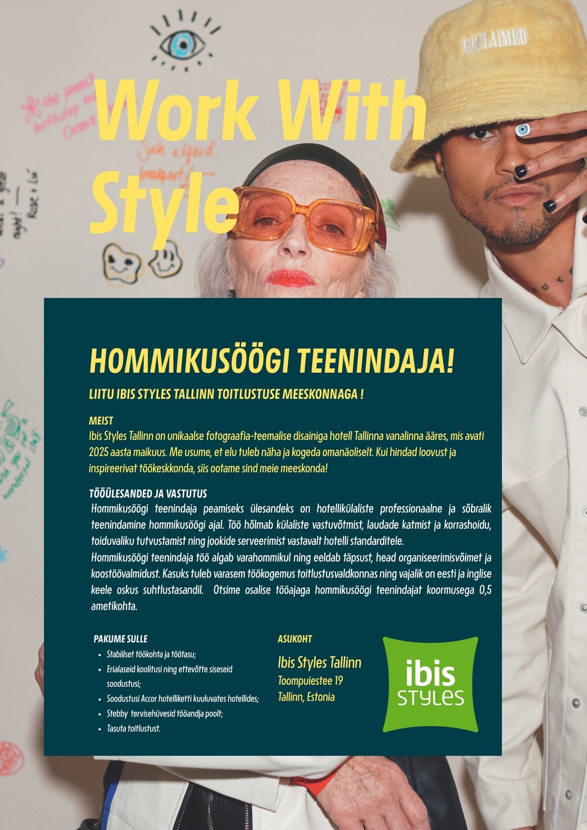 Duco Styles OÜ Hommikusöögi teenindaja - liitu ibis Styles Tallinn hotelli meeskonnaga!