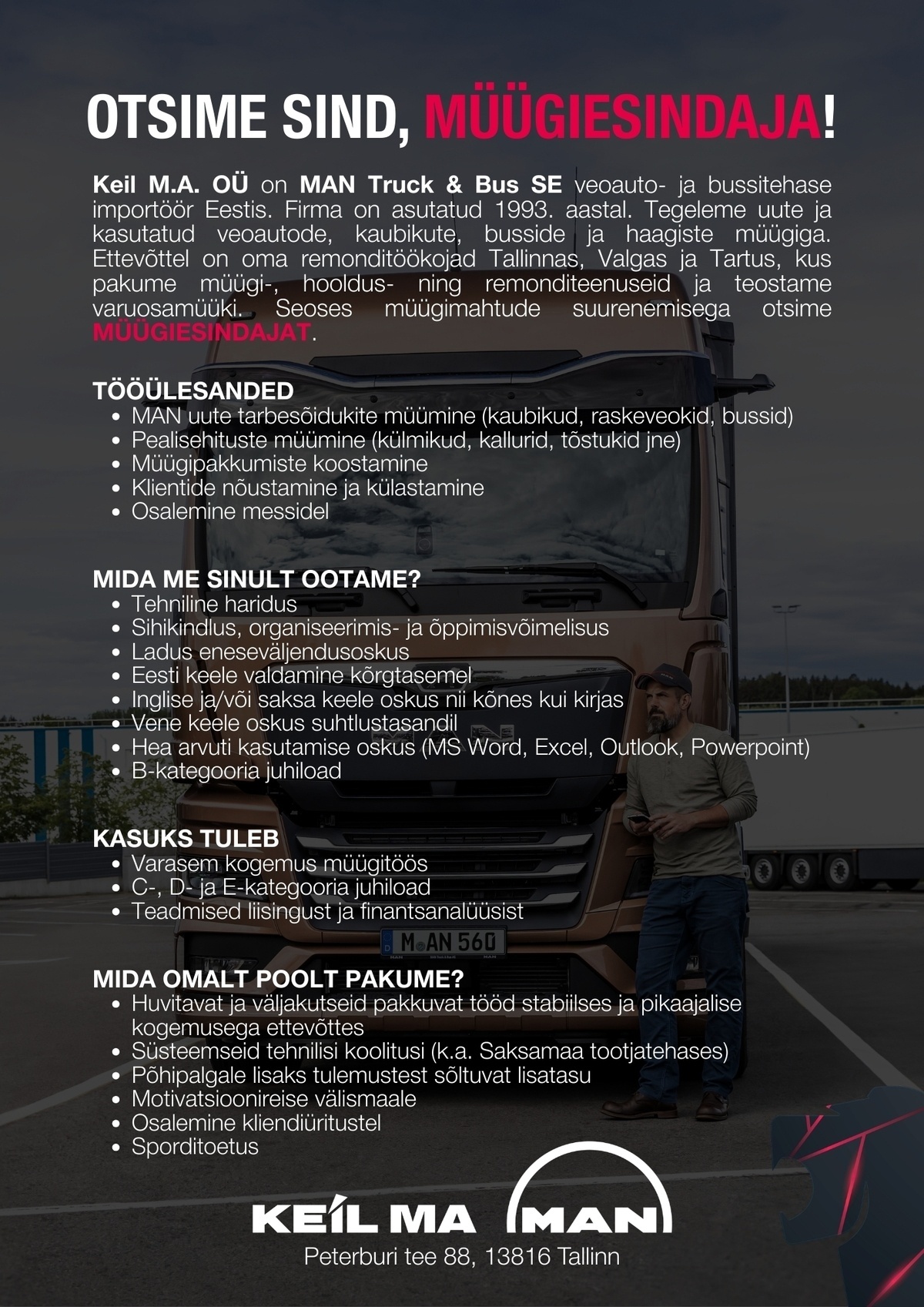 Keil M.A. OÜ MÜÜGIESINDAJA