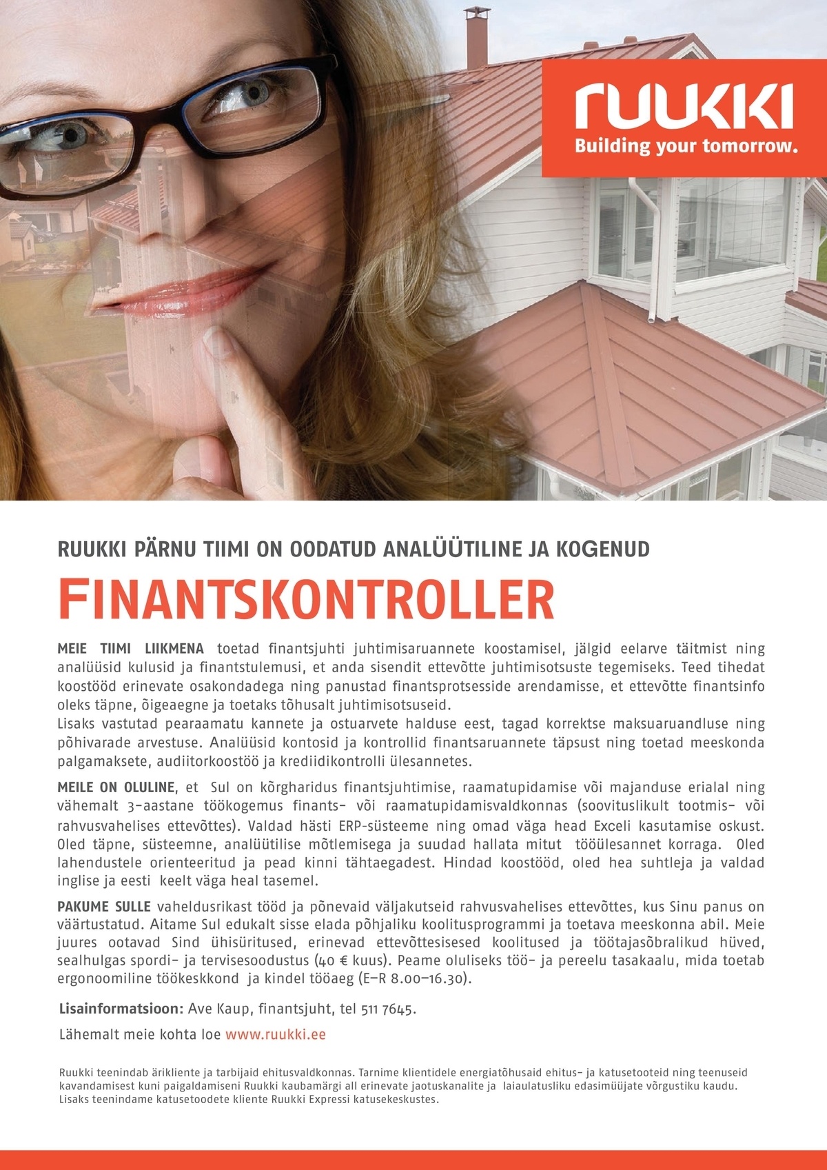 RUUKKI PRODUCTS AS Finantskontroller