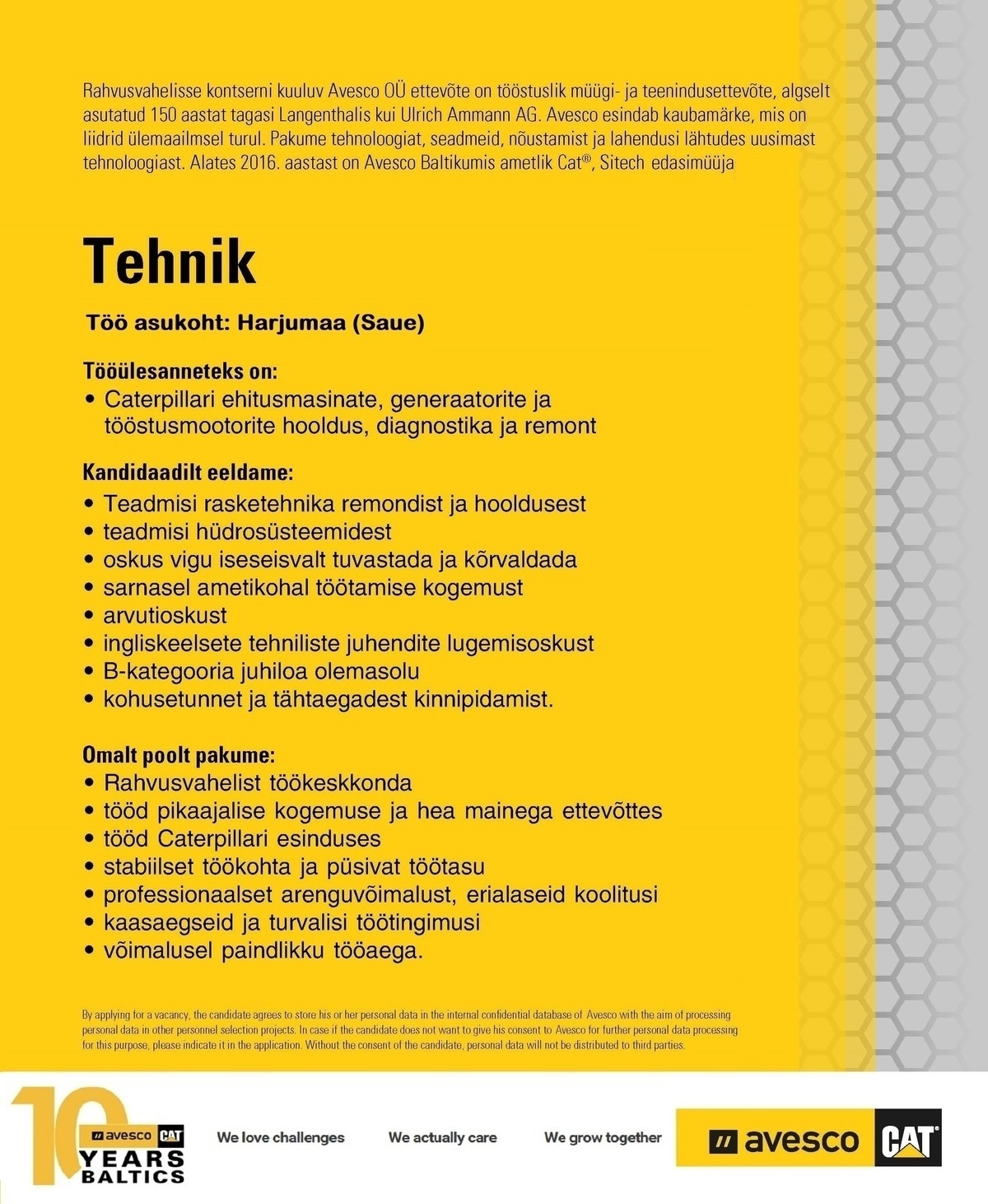 Avesco OÜ HOOLDUS- JA REMONDITEHNIK