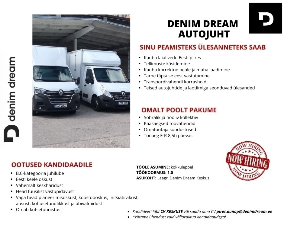 Põldma Kaubanduse AS AUTOJUHT (Põldma Kaubanduse AS)