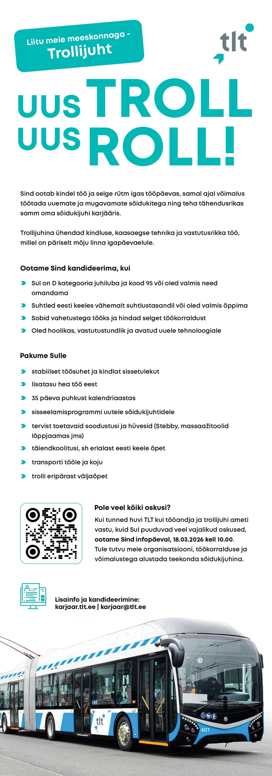 AS Tallinna Linnatransport TROLLIJUHT