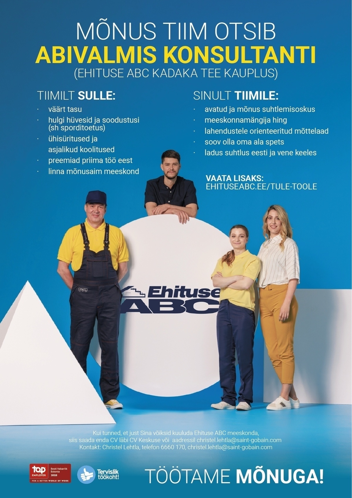 Optimera Estonia AS - Ehituse ABC Abivalmis konsultant (Ehituse ABC Kadaka tee kauplus)