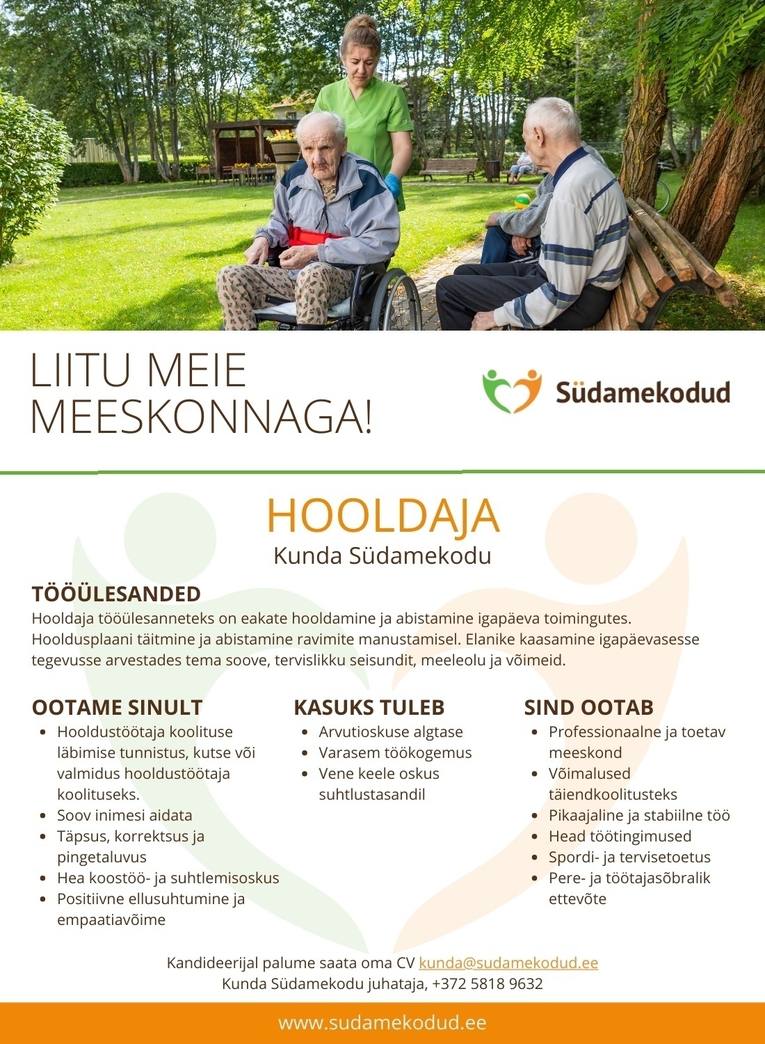 Südamekodud AS Hooldaja Kunda Südamekodusse