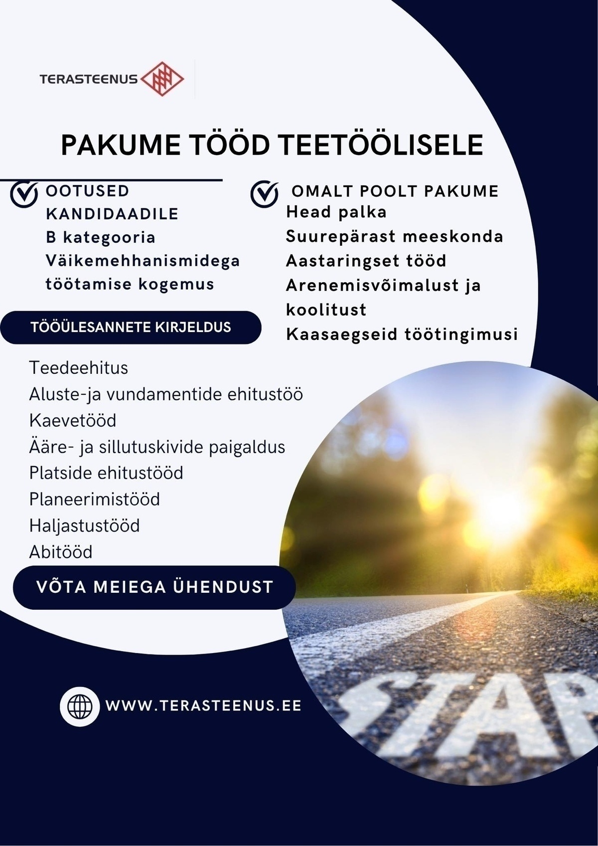 Terasteenus OÜ Teedeehitaja