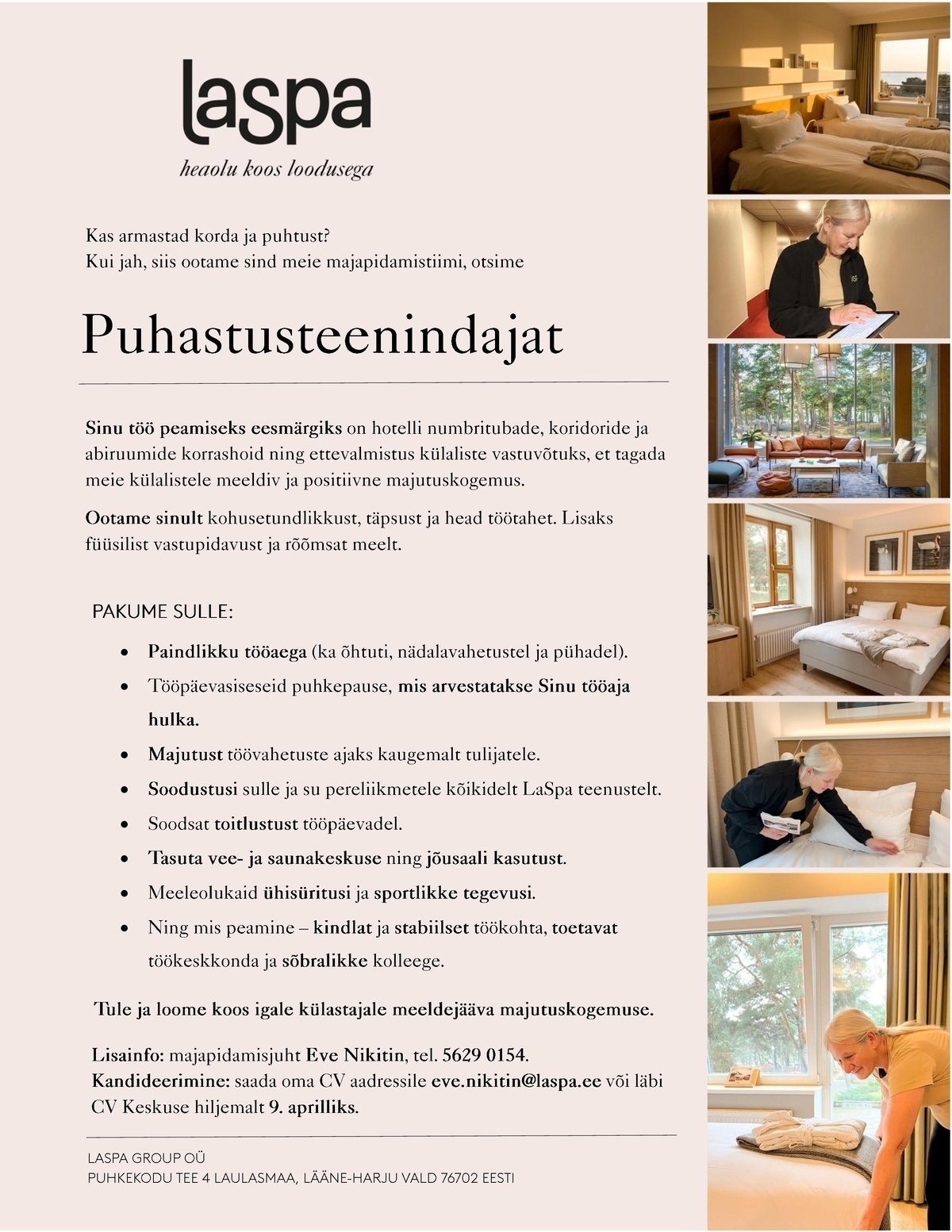 LaSpa Group OÜ Puhastusteenindaja