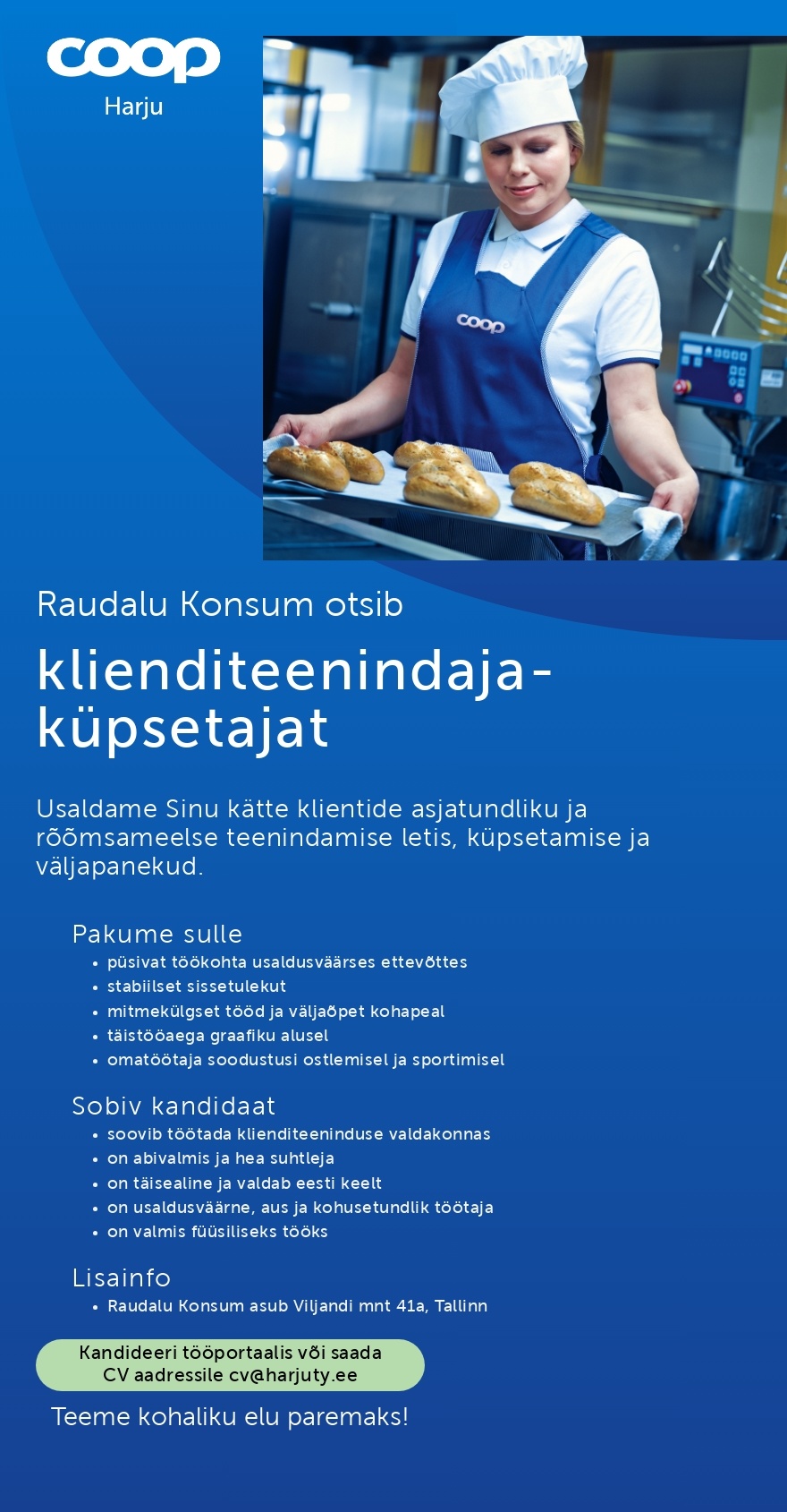 Harju Tarbijate Ühistu Küpsetaja Raudalu Konsumisse (Coop Harju)