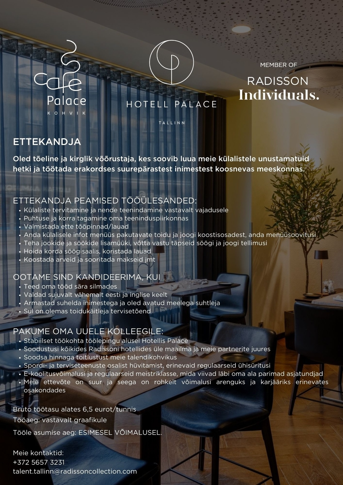 HMP Hotellid OÜ Ettekandja