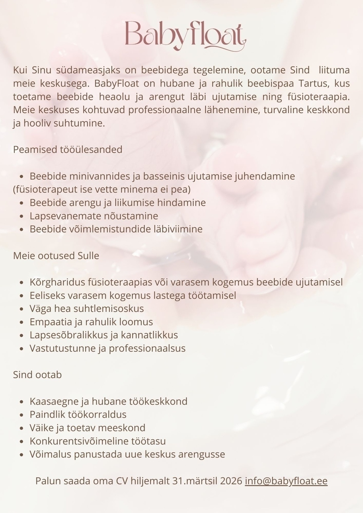 Roholding OÜ Füsioterapeut