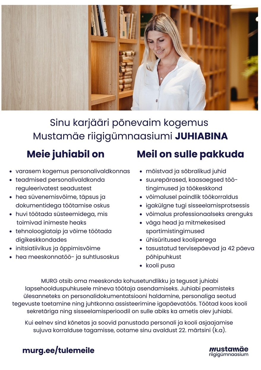 Tallinna Mustamäe Riigigümnaasium JUHIABI