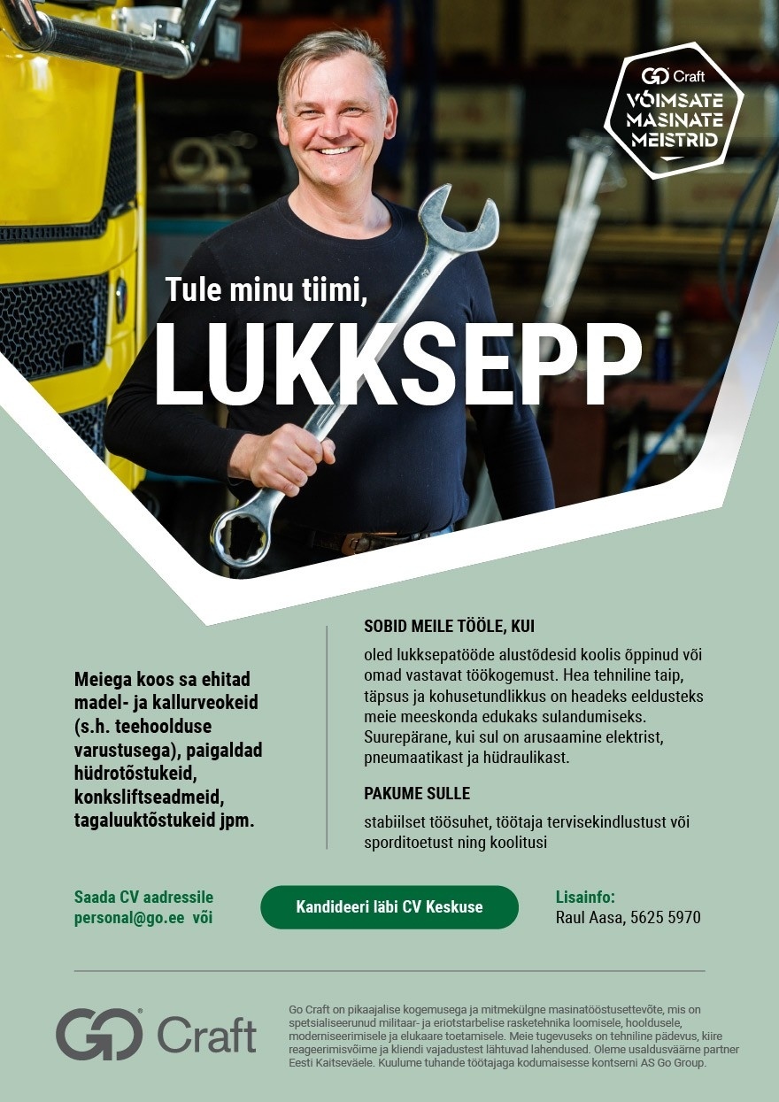 OÜ GoCraft Lukksepp