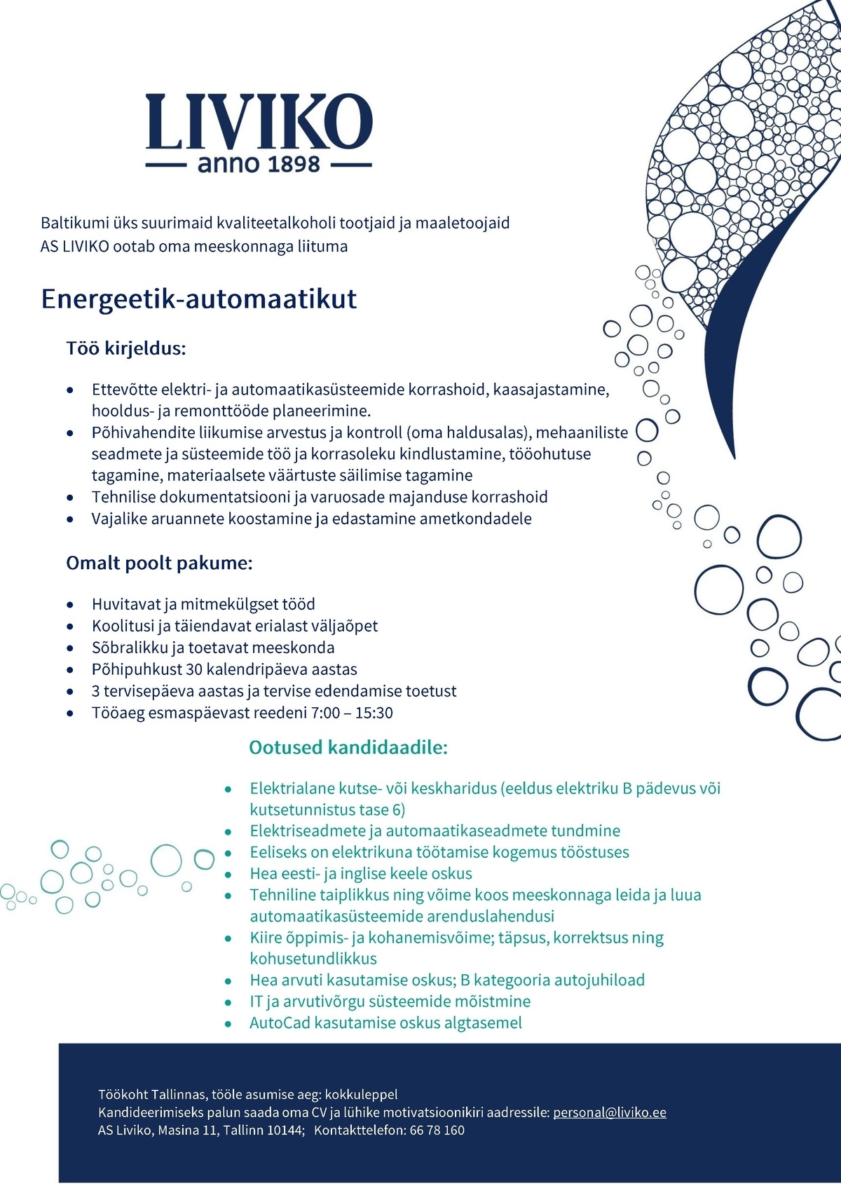 Liviko AS Energeetik-automaatik