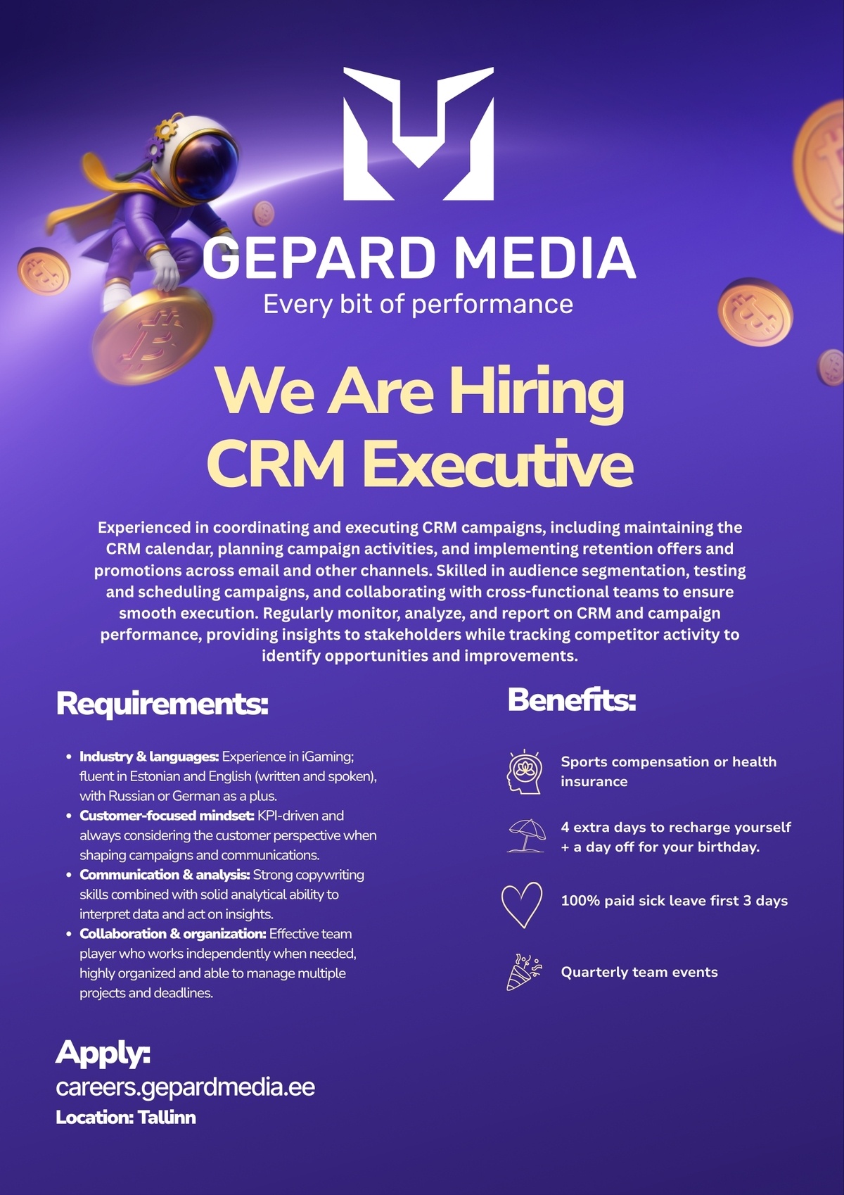 Gepard Media OÜ CRM Executive
